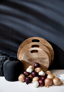 Rotbricka i teak - natur - L small 1