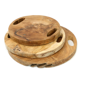 Rotbricka i teak - natur - L small 6