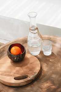 Rotbricka i teak - Naturlig - M small 3
