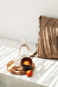 Rotbricka i teak - Naturlig - M small 5