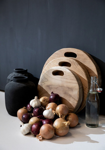 Rotbricka i teak - Naturlig - M small 7