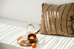 Rotbricka i teak - naturlig - S small 3
