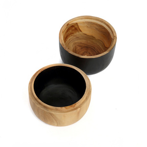 Kökstillbehör BAZAR BIZAR Bondi Collection tekträ naturfärgad svart 14 cm small 3