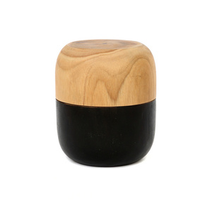 Kökstillbehör BAZAR BIZAR Bondi Collection tekträ naturfärgad svart 14 cm small 0