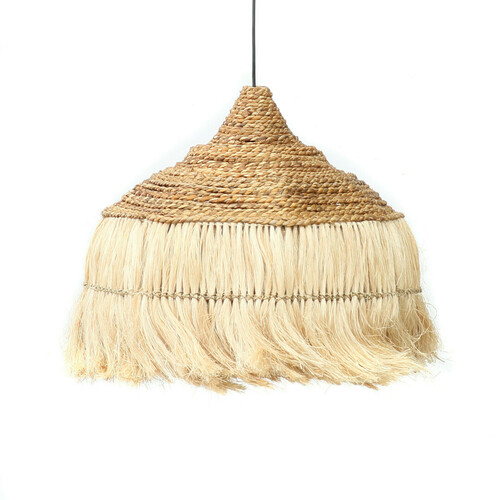 Kontrollera Pendellampa med flätat gräs - The Abaca Hoola L, E27