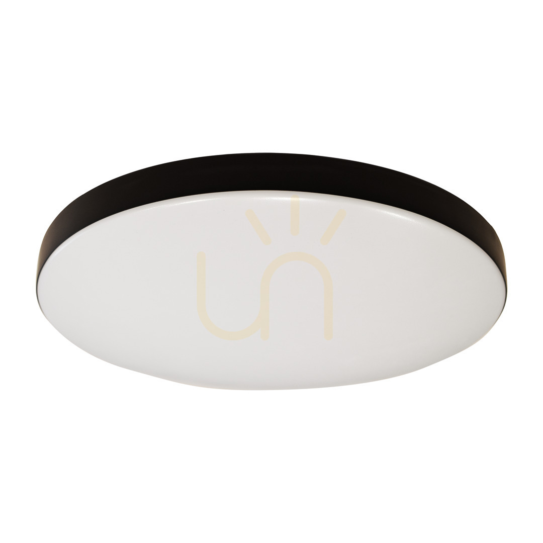 Plafond Maya Svart 13 W Pir ø330 Mm IP44