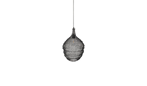 Kontrollera VENLA Lunares Design M pendellampa svart