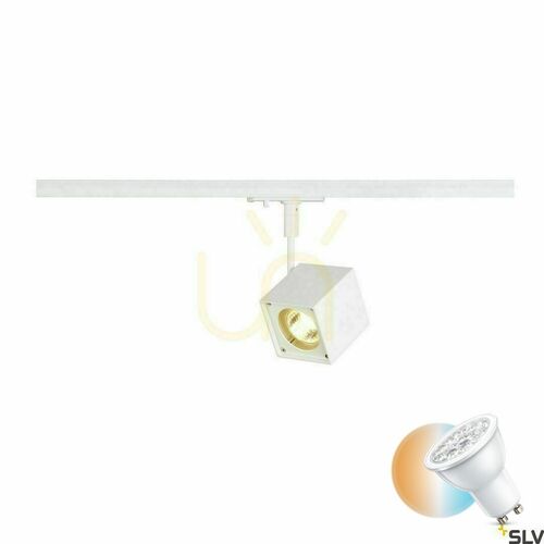 Kontrollera Spårljus SLV ALTRA DICE vit GU10 aluminium 1-fas 143351