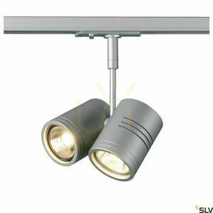 Spårljus SLV BIMA 2 grå aluminium GU10 50W 1-fas 143432 small 0