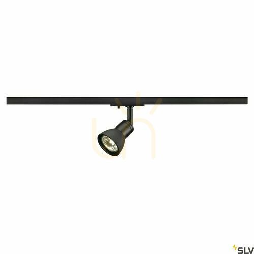 Kontrollera Skenspot SLV PURIA matt svart GU10 max 10 W enfas med adapter 143450