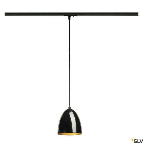 Kontrollera Pendellampa för strömskena SLV PARA CONE 14 svart GU10 143990