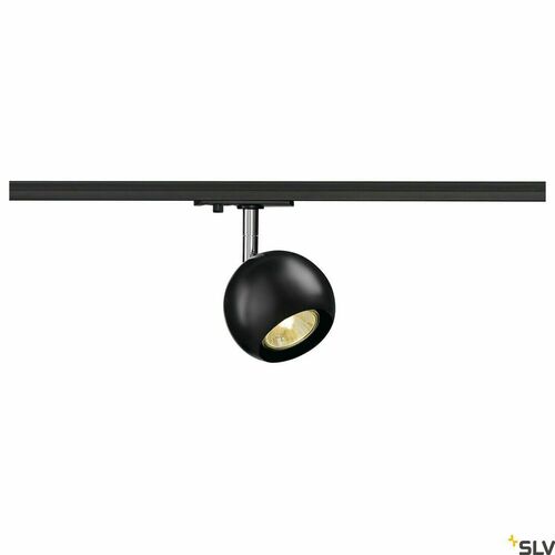 Kontrollera Svart-kromad SLV LIGHT EYE 144010 enfasig GU10-skenstrålkastare