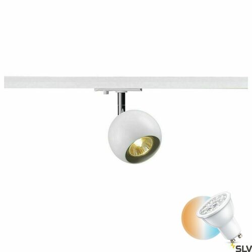 Kontrollera Spårljus SLV Light Eye vit/krom GU10 50W 1-fas 144011