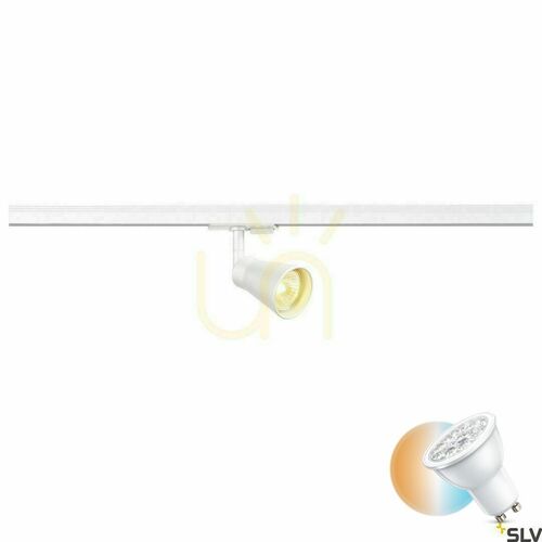 Kontrollera Spårljus SLV AVO vit GU10 50W 1-fas 230V 144201