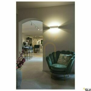 Vägglampa SLV LOGS IN L LED aluminium/vit 18W 3000K dimbar 1002843 small 1