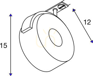 Spårljus SLV KALU TRACK svart LED 13W 3000K 970lm 1002854 small 4
