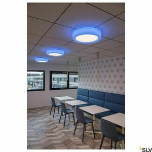Utanpåliggande lampa SLV VALETO MALANG vit 34W Ø50 cm 1002858 small 3