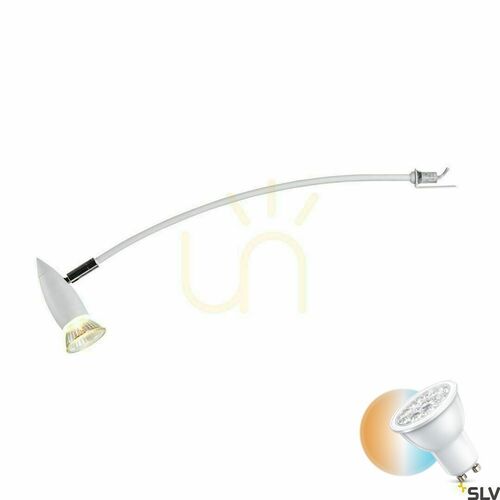 Kontrollera Tavelbelysning SLV DISPLAY vit GU10 50W 46 cm 1002860