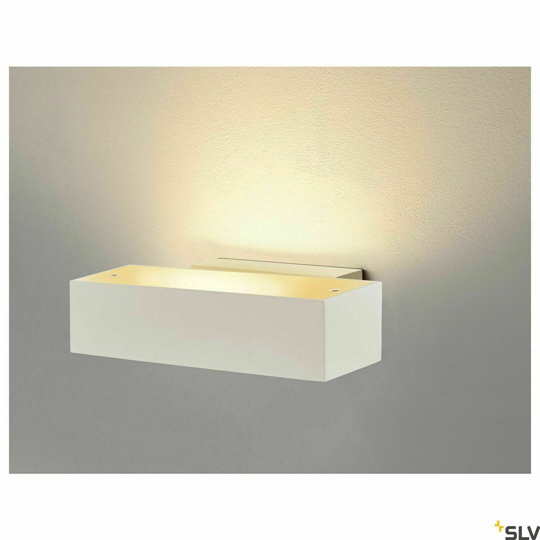 Display Utanpåliggande vägglampa SLV ANDREAS QT-DE12 vit 80W 1002925 Utanpåliggande vägglampa SLV ANDREAS QT-DE12 vit 80W 1002925