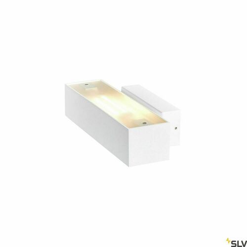 Kontrollera Utanpåliggande vägglampa SLV ANDREAS QT-DE12 vit 80W 1002925