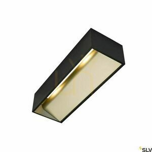 Vägglampa SLV LOGS IN L svart/guld 21W 2000-3000K dimbar 1002928 small 1