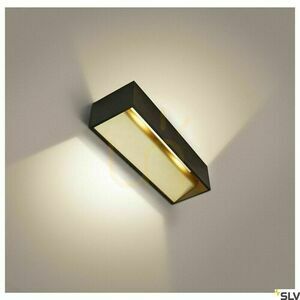 Vägglampa SLV LOGS IN L svart/guld 21W 2000-3000K dimbar 1002928 small 5