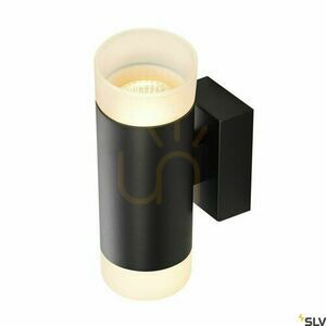 Vägglampa SLV ASTINA Up/Down svart GU10 aluminium 1002933 small 1