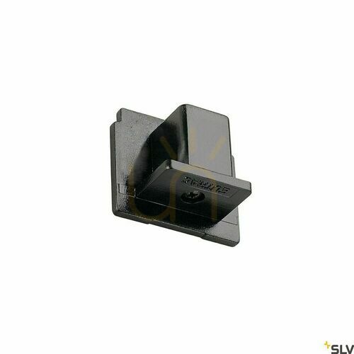 Kontrollera Ändlock samlingsskena SLV EUTRAC SYSTEM 3-fas svart plast 145590