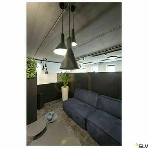Pendellampa SLV PHELIA 275 E27 svart/guld aluminium 1002949 small 5