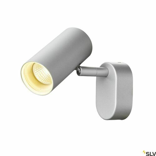 Kontrollera Utanpåliggande spotlight SLV NOBLO I silver 8W 2700K 1002971