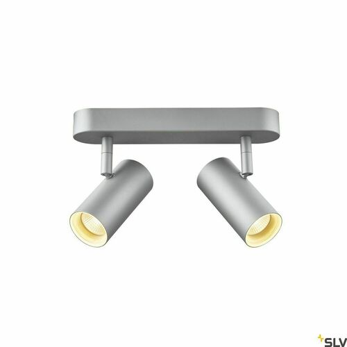 Kontrollera Utanpåliggande spotlight SLV NOBLO II silver 16W 2700K 1002975