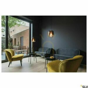 Pendant Light SLV PANTILO 20 Copper Glass 20 cm 1003005 small 3