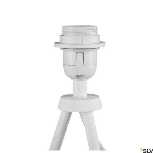 Kontrollera Bordslampsfot SLV FENDA II E27 vit utan skärm max. 40W 1003032