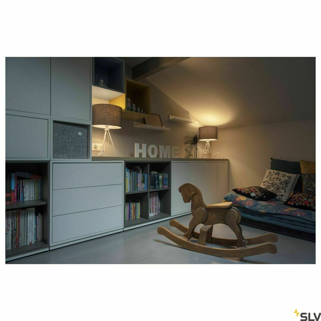Display Bordslampa SLV FENDA lampfot E27 vit 40W 1003032 Bordslampa SLV FENDA lampfot E27 vit 40W 1003032