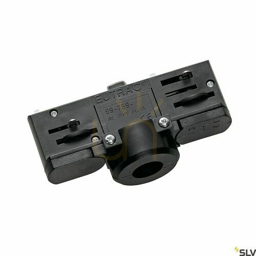 Kontrollera 3-fasad lampadapter SLV EUTRAC SYSTEM svart 145990