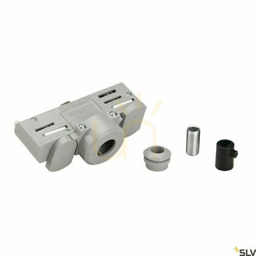 Kontrollera 3-fasad lampadapter SLV EUTRAC SYSTEM grå 145994