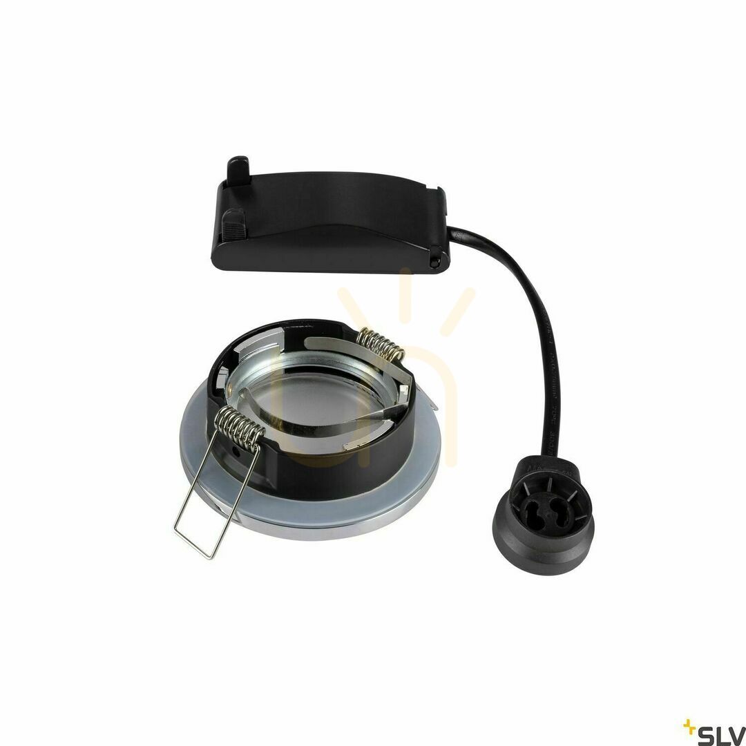 Utsikt Utomhus infälld spotlight SLV DOLIX OUT GU10 krom IP44 50W 1001166 Utomhus infälld spotlight SLV DOLIX OUT GU10 krom IP44 50W 1001166