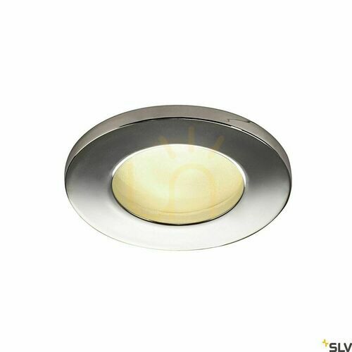 Kontrollera Utomhus infälld spotlight SLV DOLIX OUT GU10 krom IP44 50W 1001166
