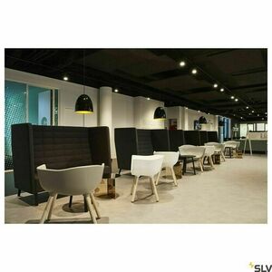 Pendellampa SLV PARA CONE 30 svart/guld 30 cm 133060 small 1