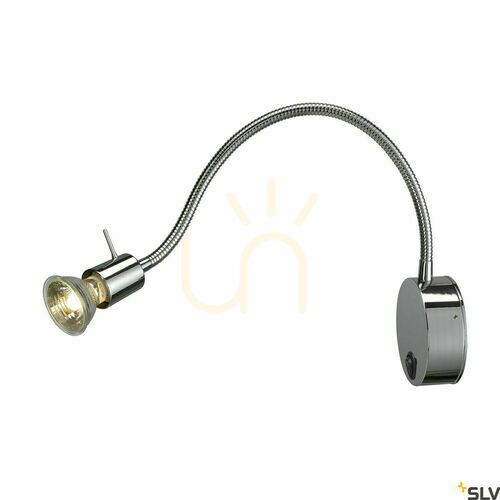 Kontrollera Utanpåliggande vägglampa SLV DIO FLEX PLATE krom 50W 146692