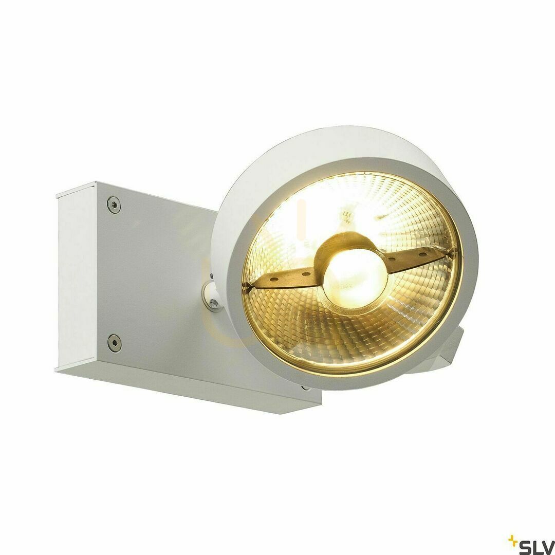 Utsikt Inbyggd armatur SLV KALU vit aluminium 75W 147301 Inbyggd armatur SLV KALU vit aluminium 75W 147301