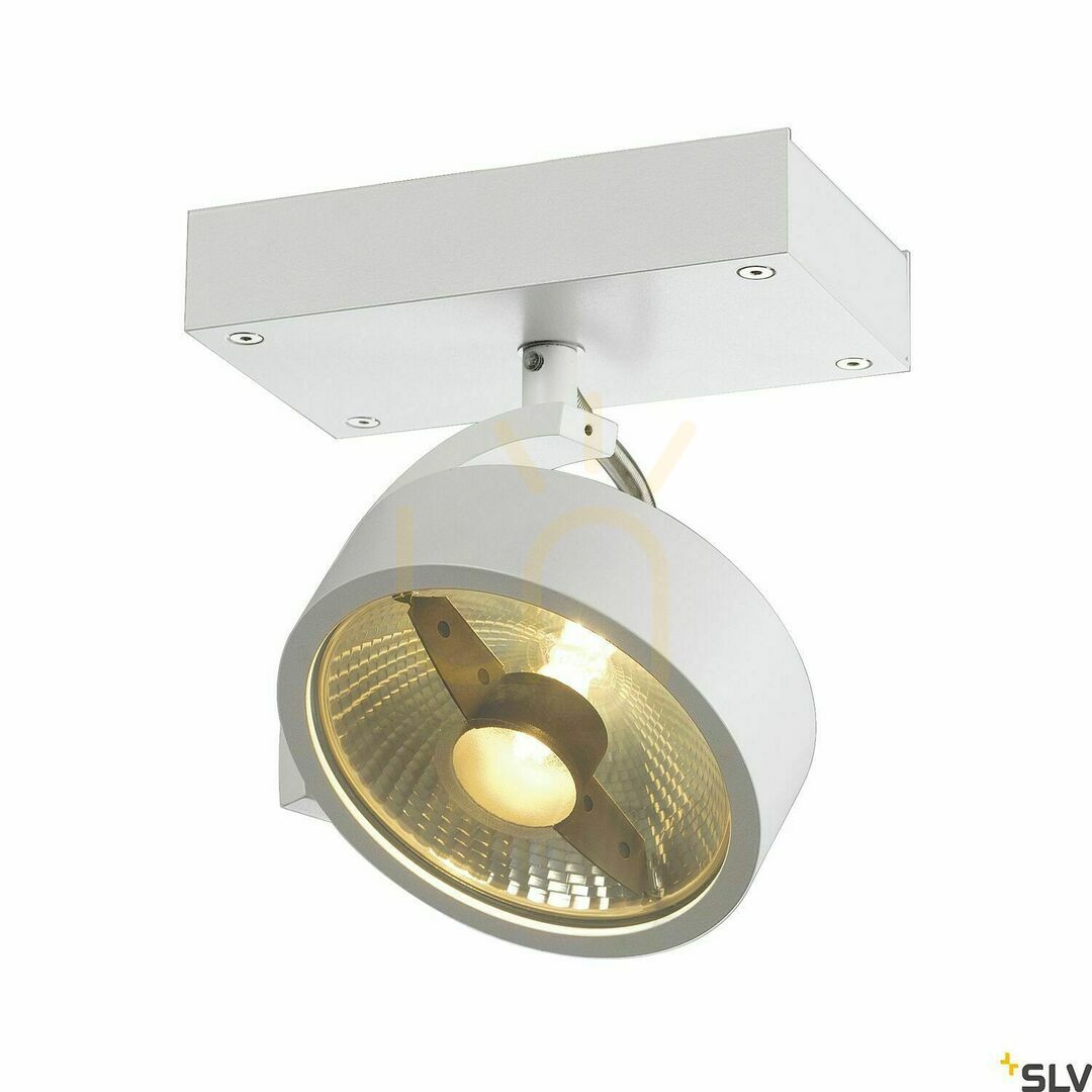 Visa Inbyggd armatur SLV KALU vit aluminium 75W 147301 Inbyggd armatur SLV KALU vit aluminium 75W 147301