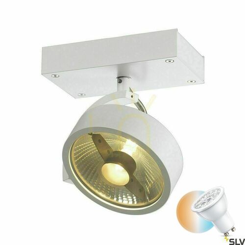 Kontrollera Inbyggd armatur SLV KALU vit aluminium 75W 147301