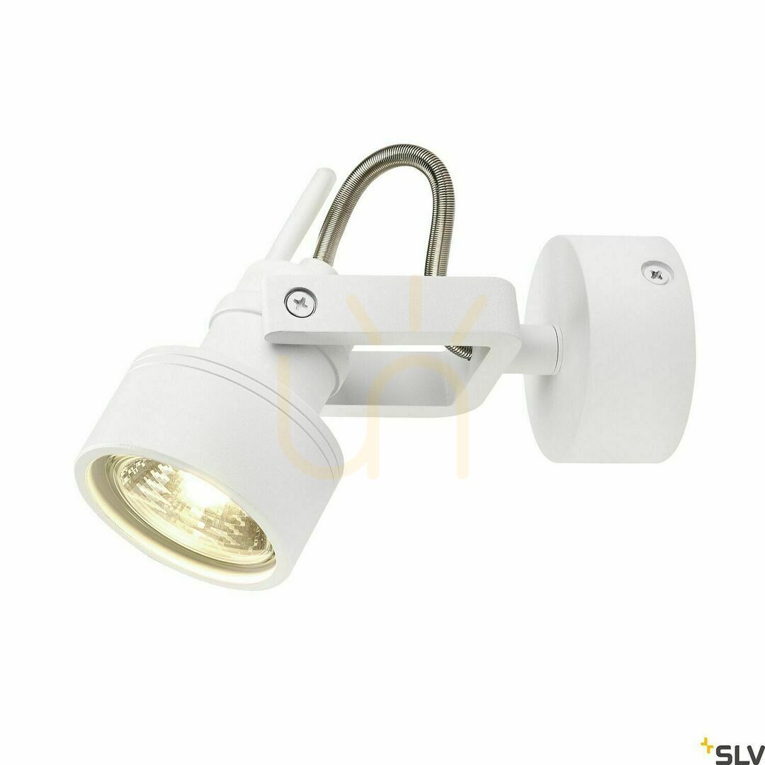Utsikt SLV INDA vit vägg- och takspot GU10 50 W 147551 SLV INDA vit vägg- och takspot GU10 50 W 147551