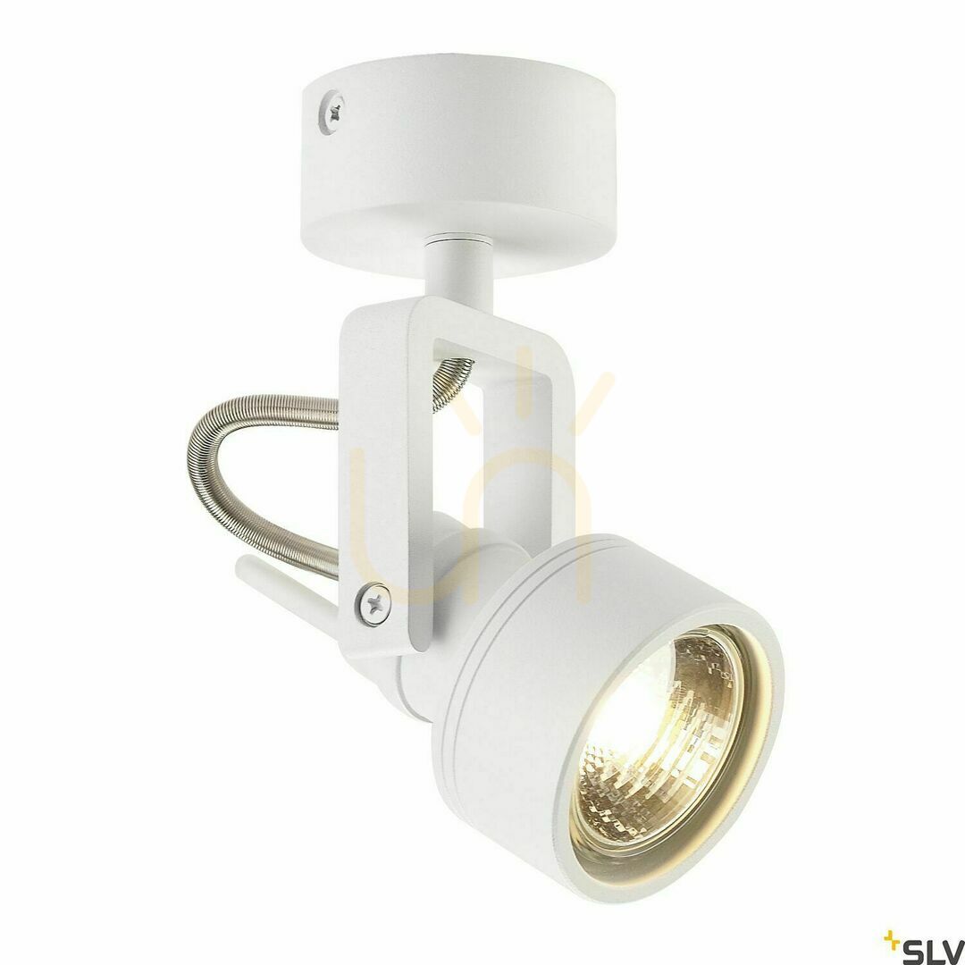 Förhandsvisning SLV INDA vit vägg- och takspot GU10 50 W 147551 SLV INDA vit vägg- och takspot GU10 50 W 147551