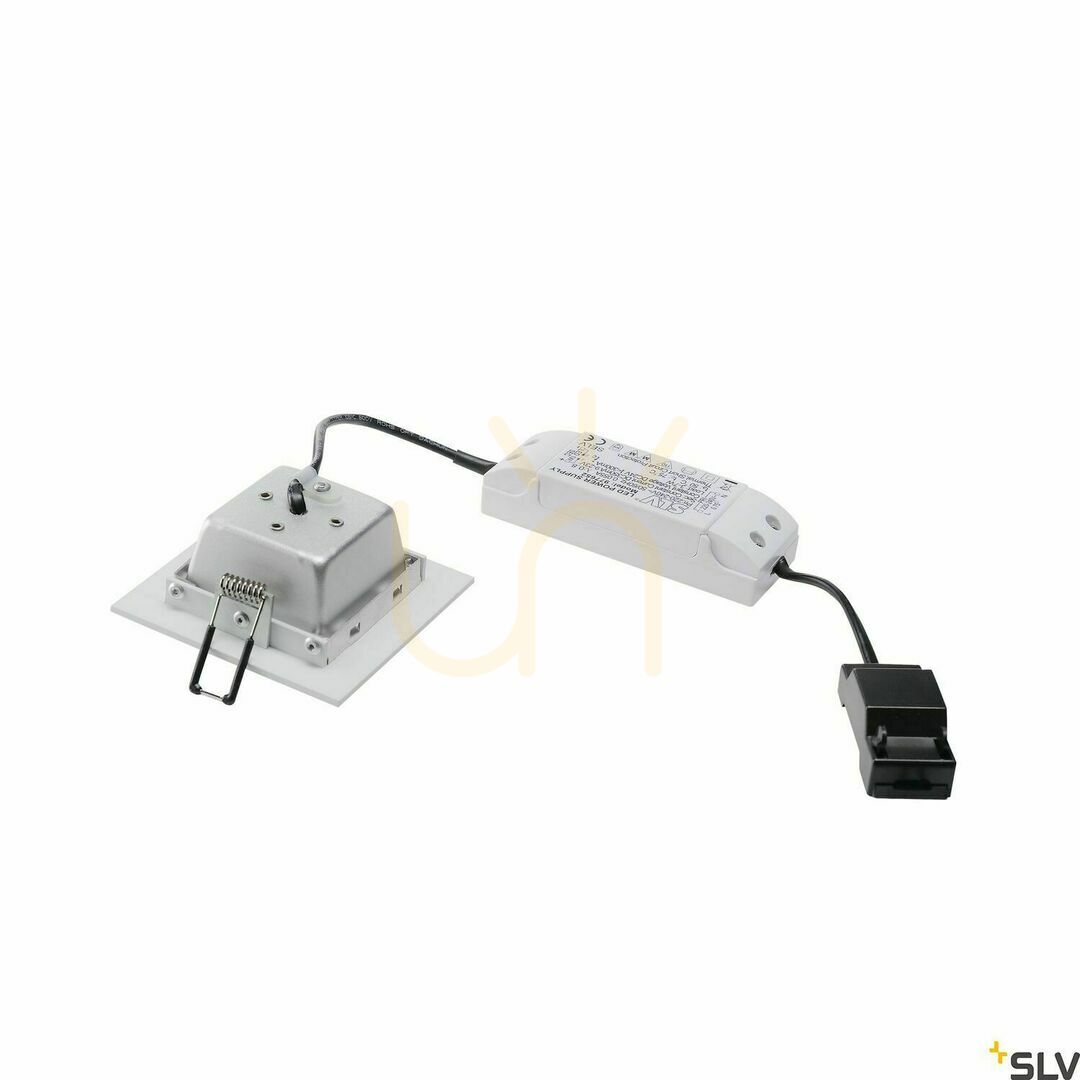 Utsikt Infälld armatur SLV FRAME BASIC vit 8,3W 3000K 600lm 112721 Infälld armatur SLV FRAME BASIC vit 8,3W 3000K 600lm 112721