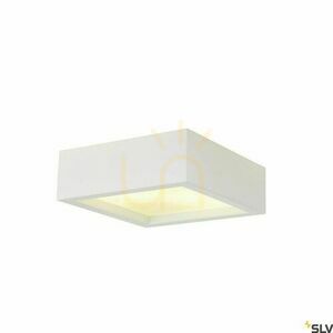 Taklampa SLV PLASTRA 104 vit gips E27 25 cm 148002 small 2
