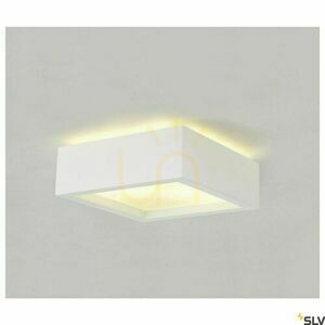Taklampa SLV PLASTRA 104 vit gips E27 25 cm 148002 small 0