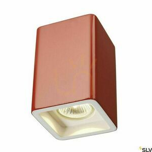 Taklampa SLV PLASTRA vit gips GU10 35W 148004 small 1