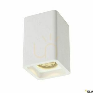 Taklampa SLV PLASTRA vit gips GU10 35W 148004 small 0